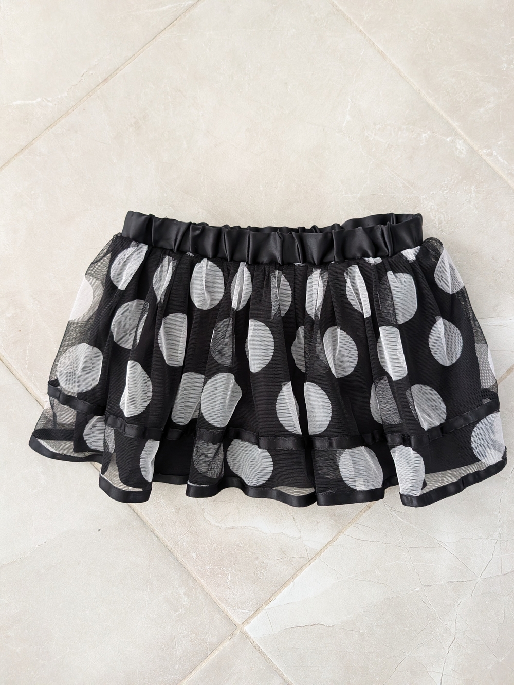4/$20 Toughskins Girls’ Polka Dot Mesh Skort – Size S (4)